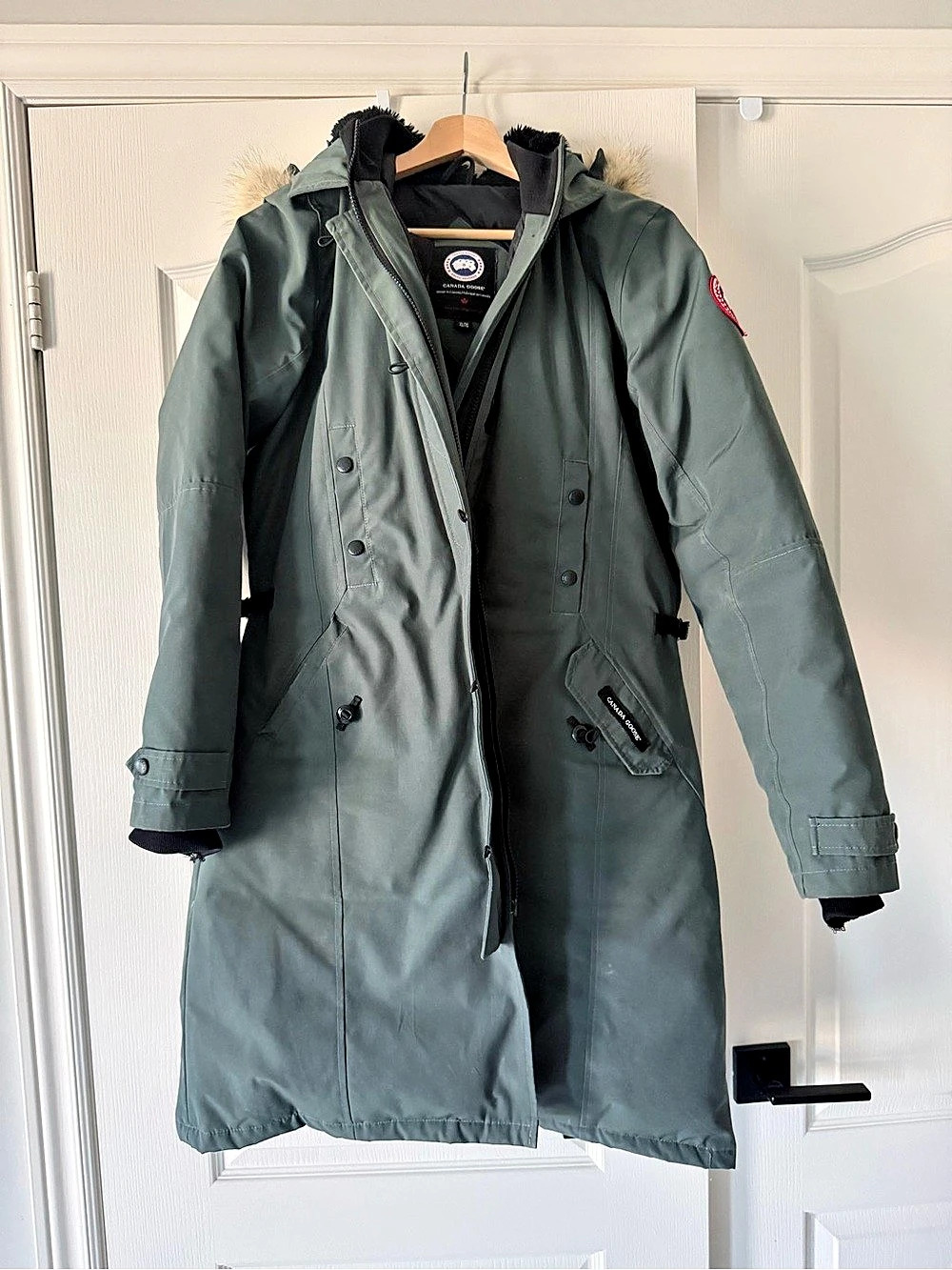 Canada Goose Trillium Parka Women's Green & Black size XL